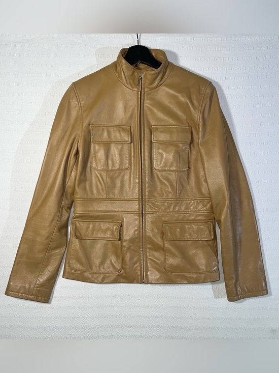 Kenneth Cole Reaction Jackets & Blazers - Kenneth Cole Reaction Womens Genuine Leather Moto Jacket Size M Soft Comfortable